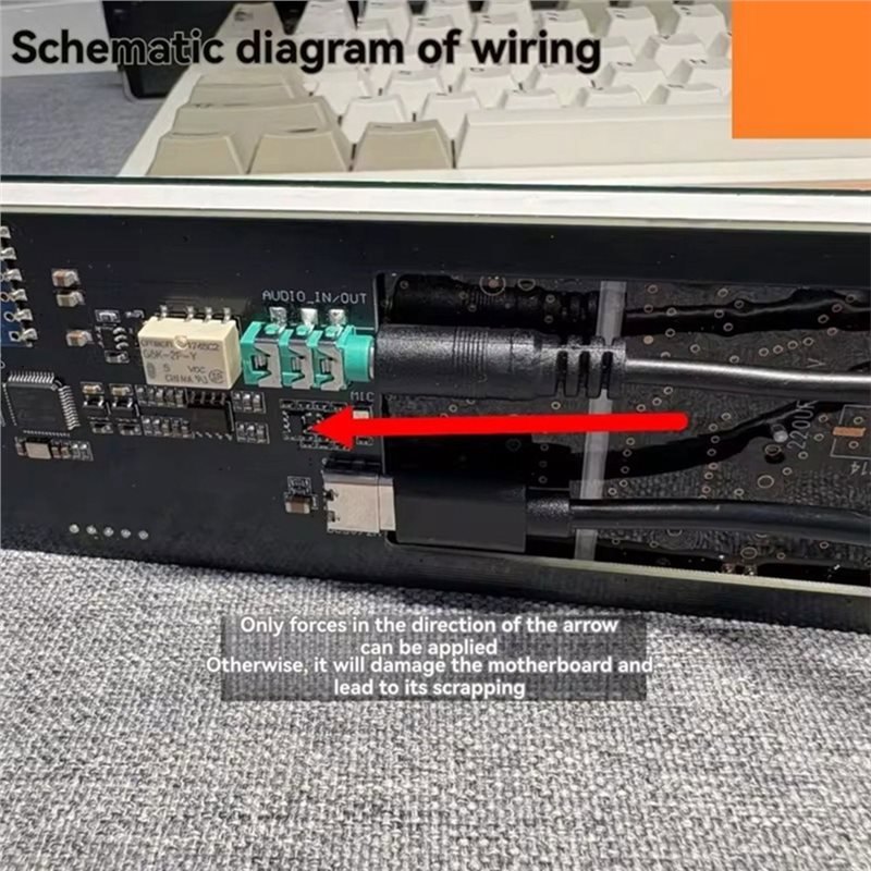 Audio Music Light - A31T AK2518 Stereo Amplifier Board VU