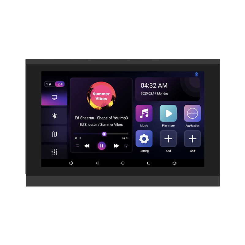 Audio Music For Background - 7 Inch Touch Screen 2 Zone