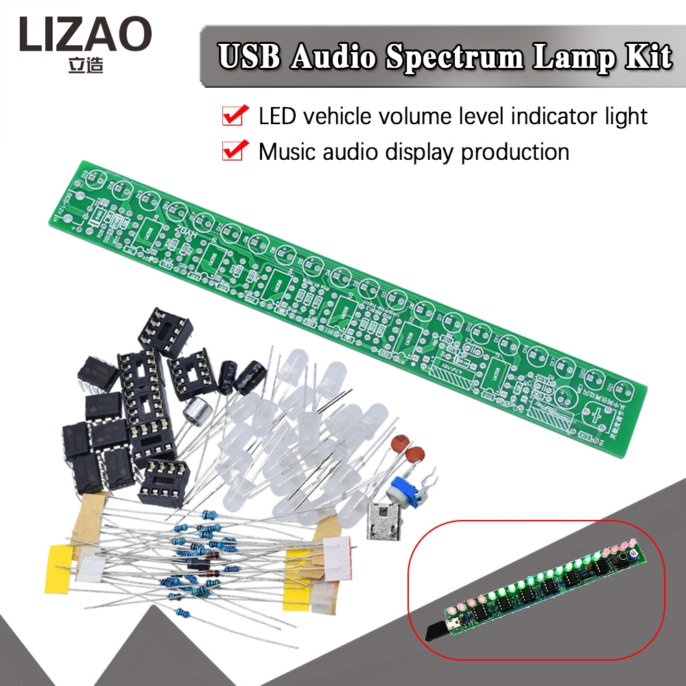 USB Audio Spectrum Lamp DIY Ki - Audio Music Visualizer Free review and price