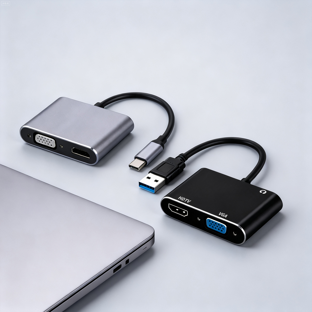 USB 3.0/TYPE-C to HDMI VGA Ada - Audio Music Splitter review and price