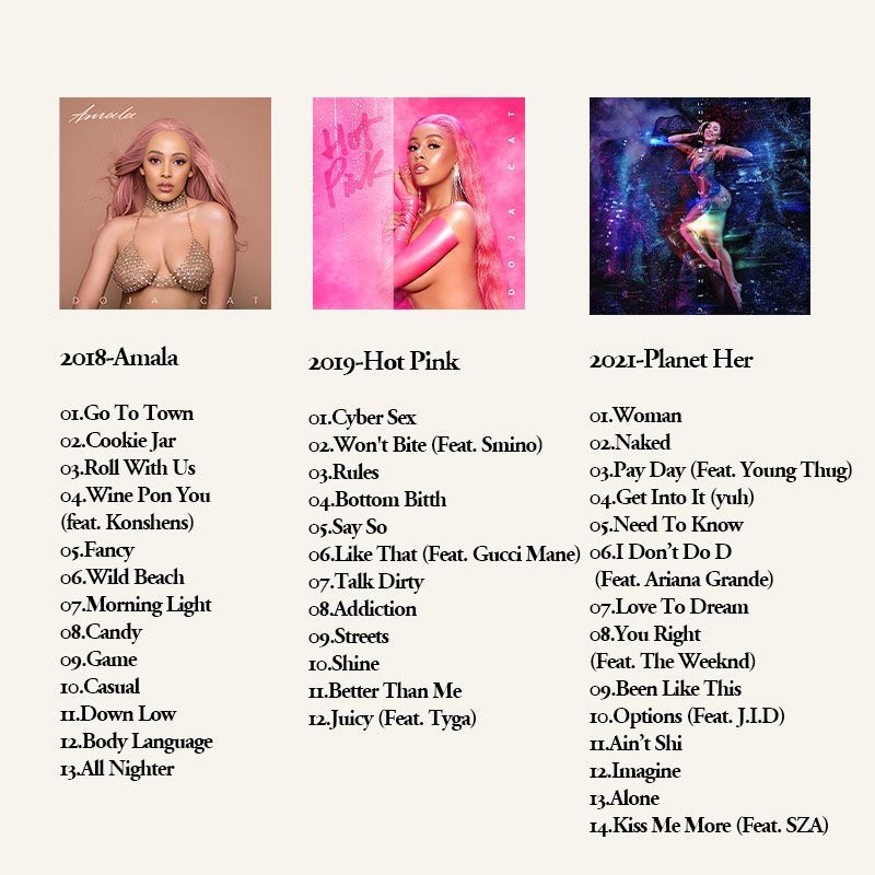 Doja Cat 6CD Music Album Colle - Audio With Music review and price