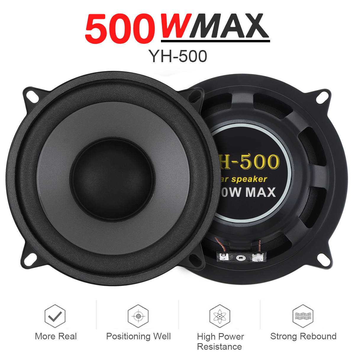 5 Inch 400W / 500W 2-Way Car H - Audio Universal Music review and price