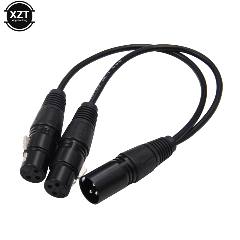 New 3-Pin XLR Male Plug to Dua - Audio Music Splitter review and price