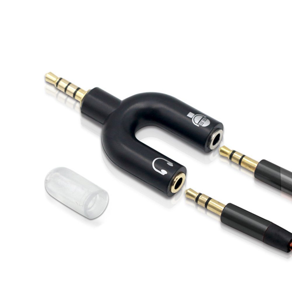 3.5mm Headphone Mic Splitter A - Audio Music Splitter review and price