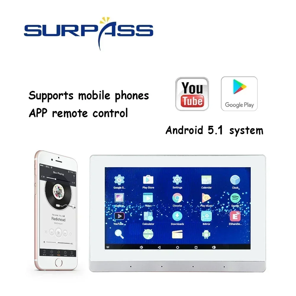 7inch WiFi In Wall Amplifier T - Audio Music For Background review and price