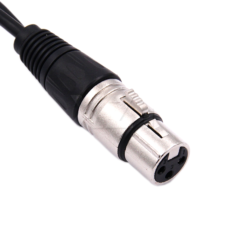 30cm 3 Pin XLR FEMALE Jack To  - Audio Music Splitter review and price