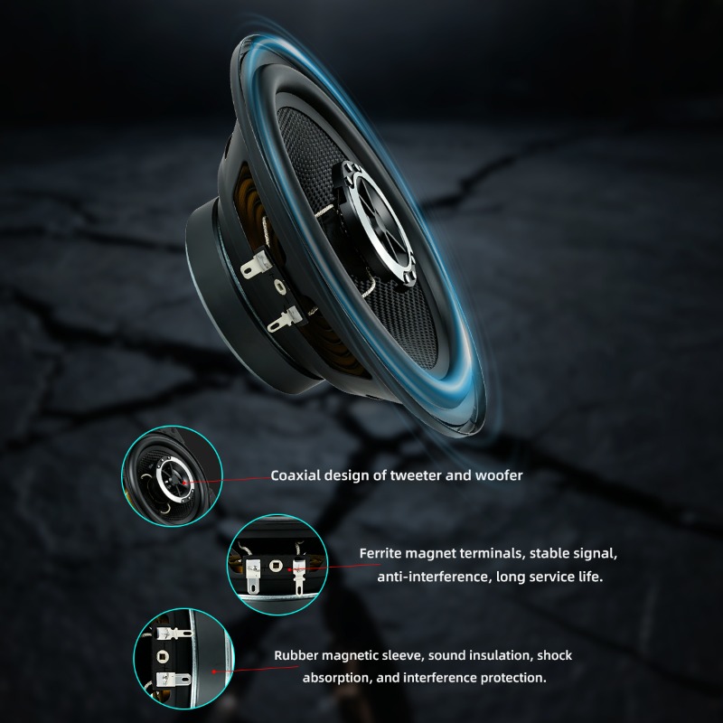 2pcs 6.5 Inch Coaxial Speaker  - Audio Universal Music review and price