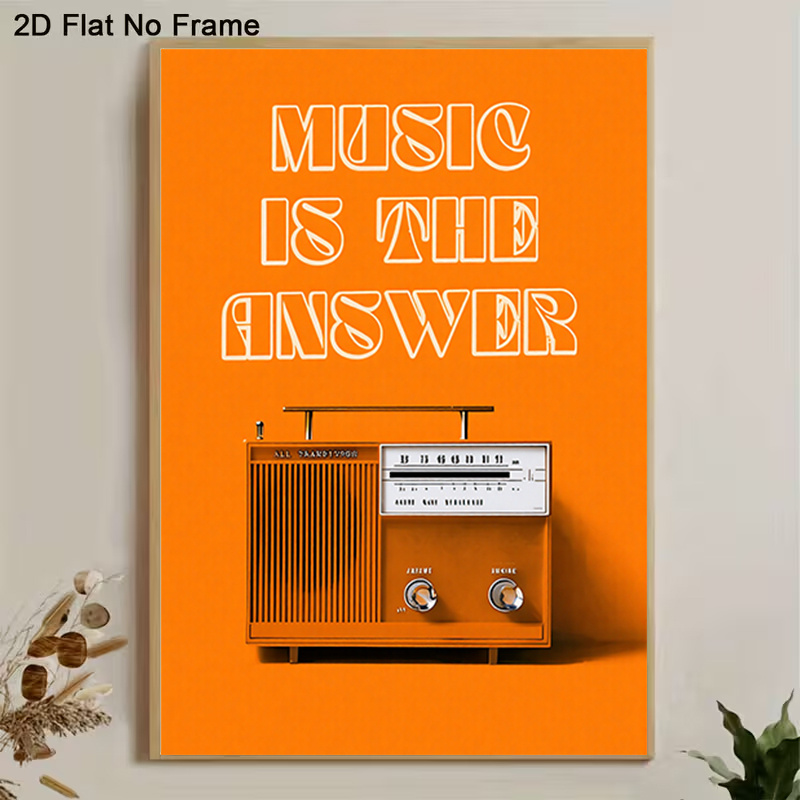 Vintage Radio Wall Art Framele - Audio Music For Background review and price