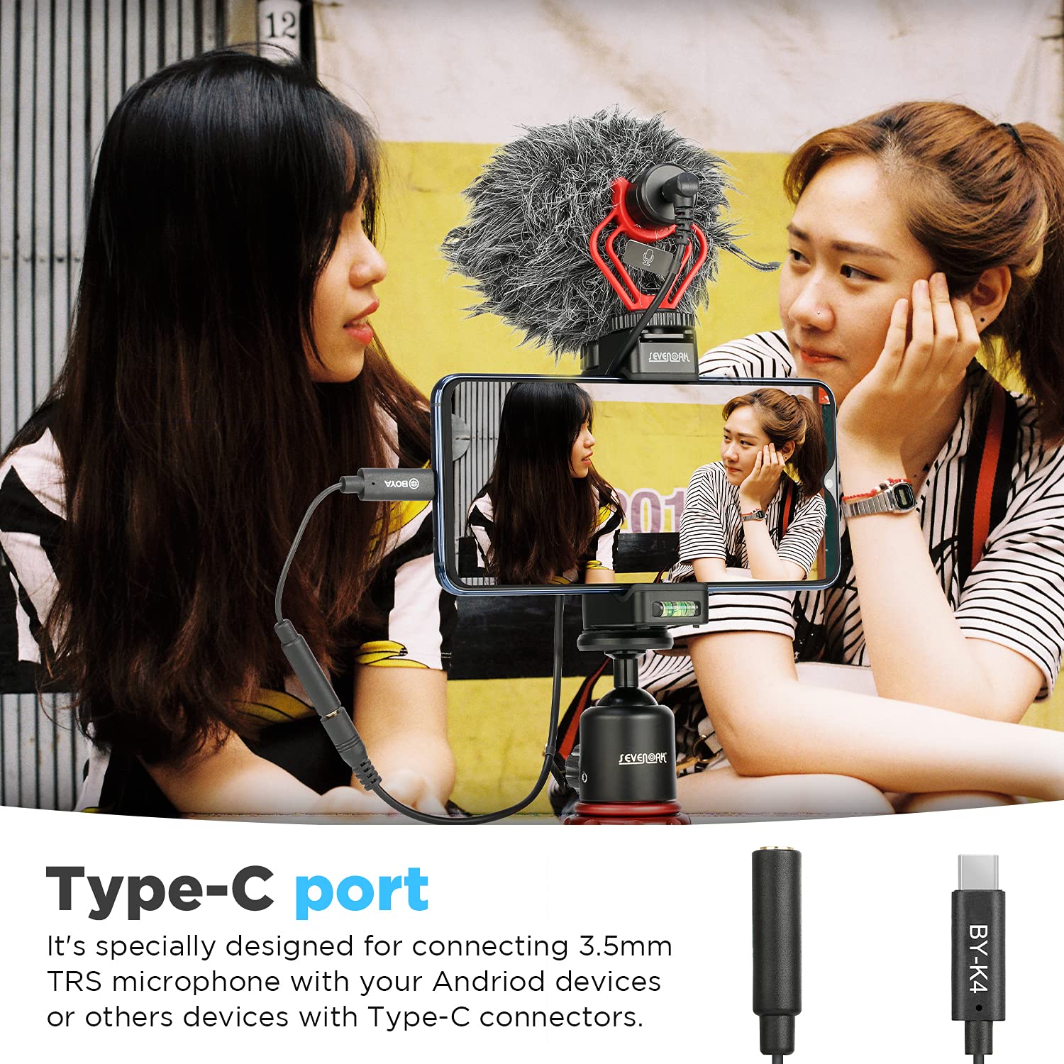 BOYA BY-K4 6cm 3.5mm TRS Femal - Contact Pickup Mic review and price