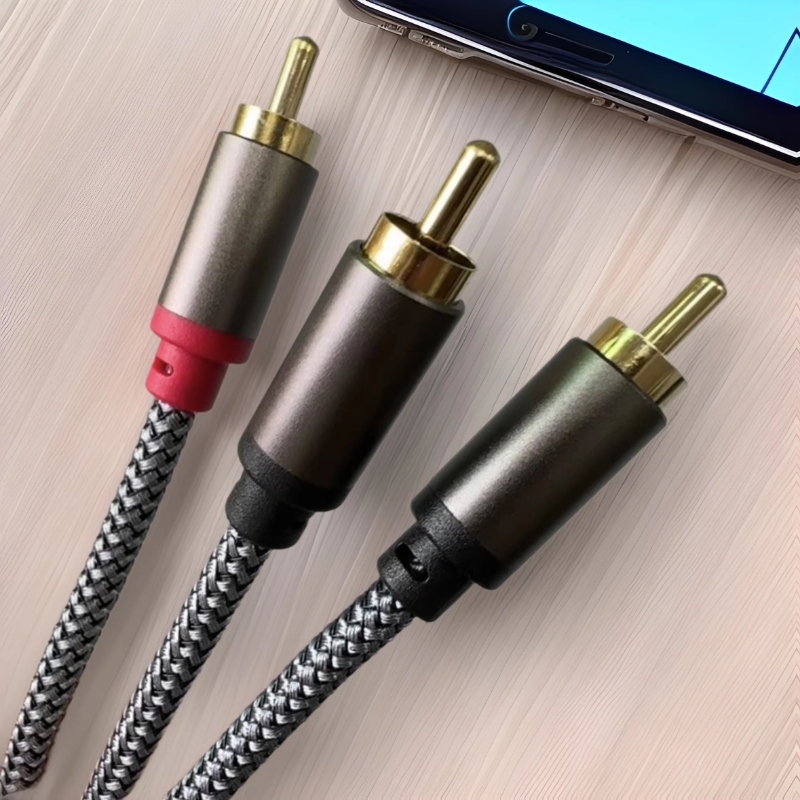 0.3/0.5/3m Short RCA Splitter  - Audio Music Splitter review and price