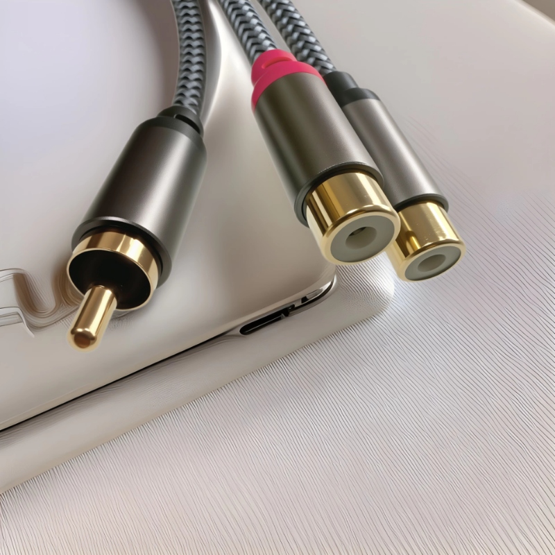 0.3/0.5/3m Short RCA Splitter  - Audio Music Splitter review and price