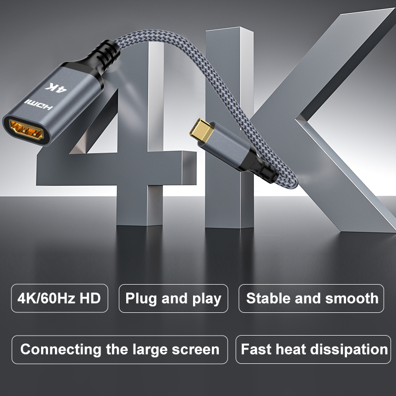 USB C to HDMI Adapter 4K@60Hz  - Contact Pickup Mic review and price