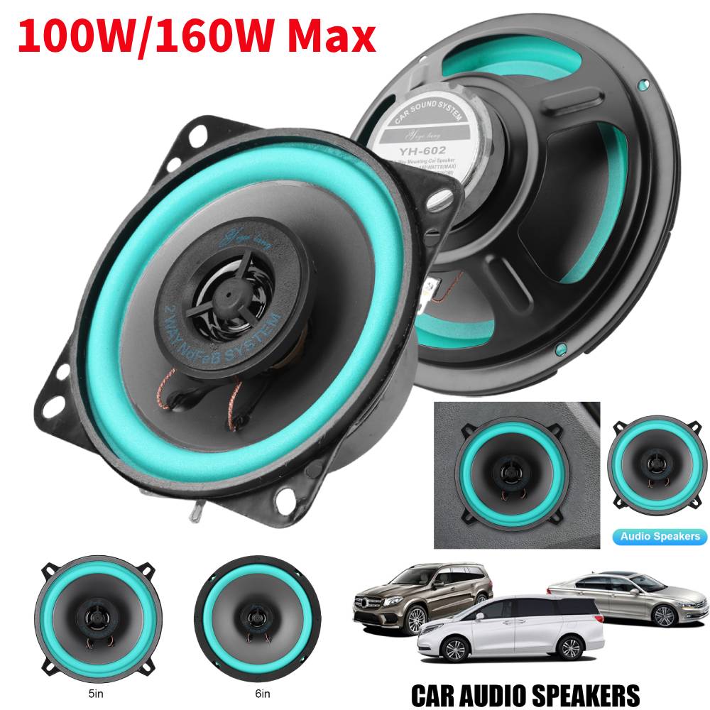 4/5/6 Inch Car Speakers 100W/1 - Audio Universal Music review and price