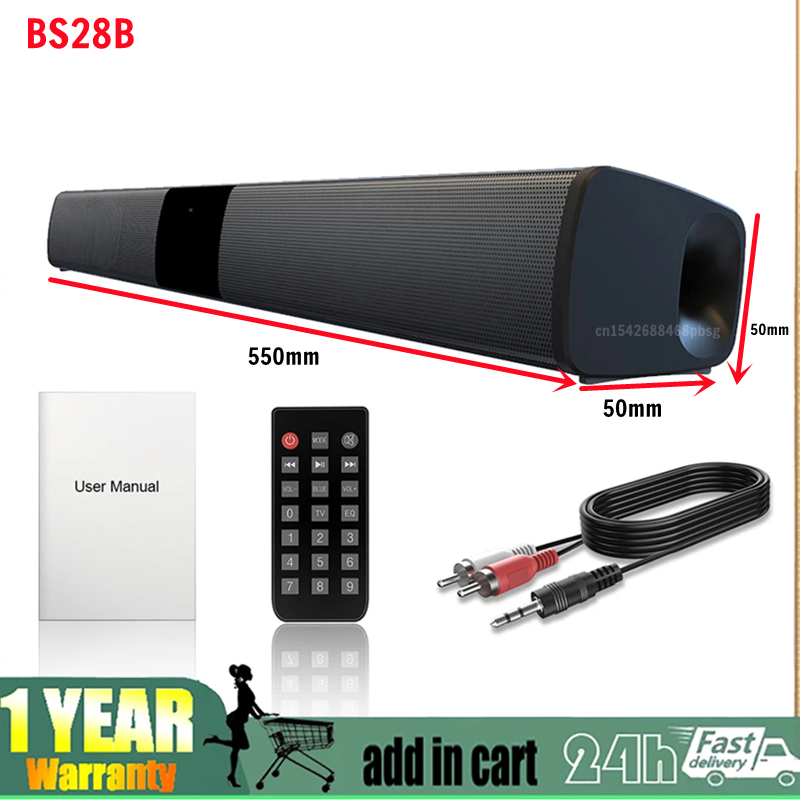 40W Wireless Bluetooth Soundba - Audio Music Visualizer Free review and price