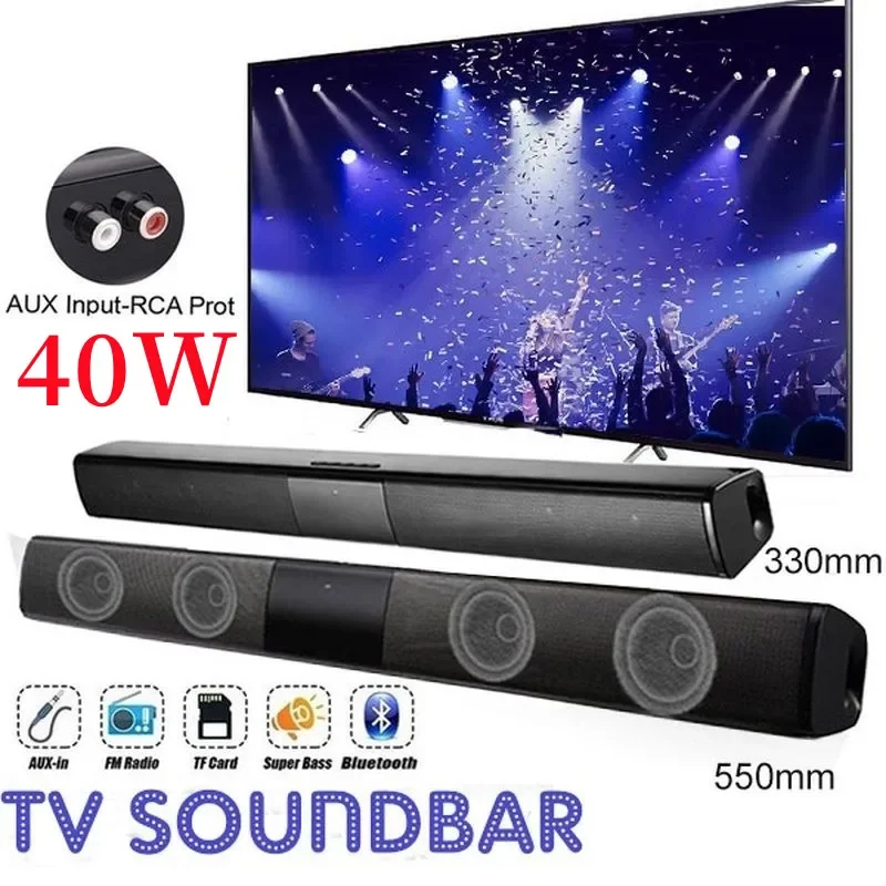 40W Wireless Bluetooth Soundba - Audio Music Visualizer Free review and price