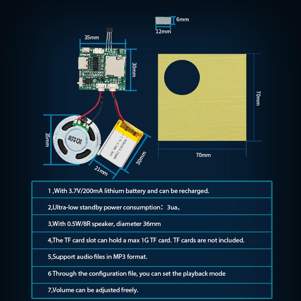 Programmable Sound Recorder Mo - Download Audio Music Player review and price