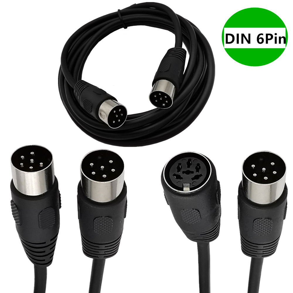 DIN 6 PIN Male Plug Extension  - Contact Pickup Mic review and price