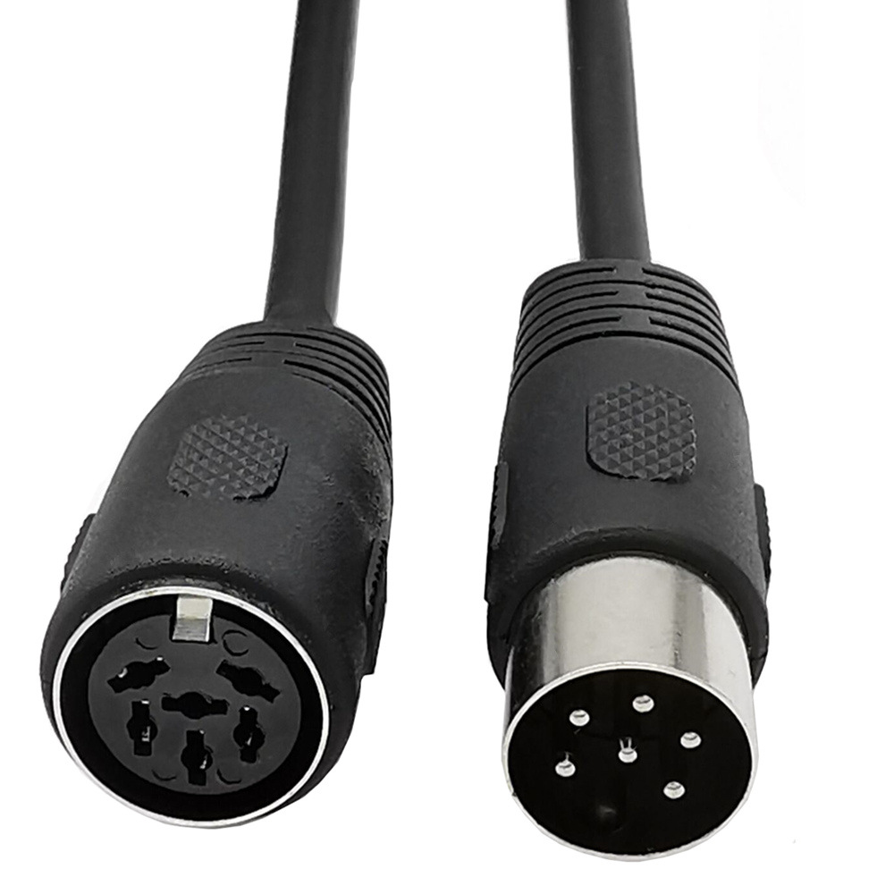 DIN 6 PIN Male Plug Extension  - Contact Pickup Mic review and price