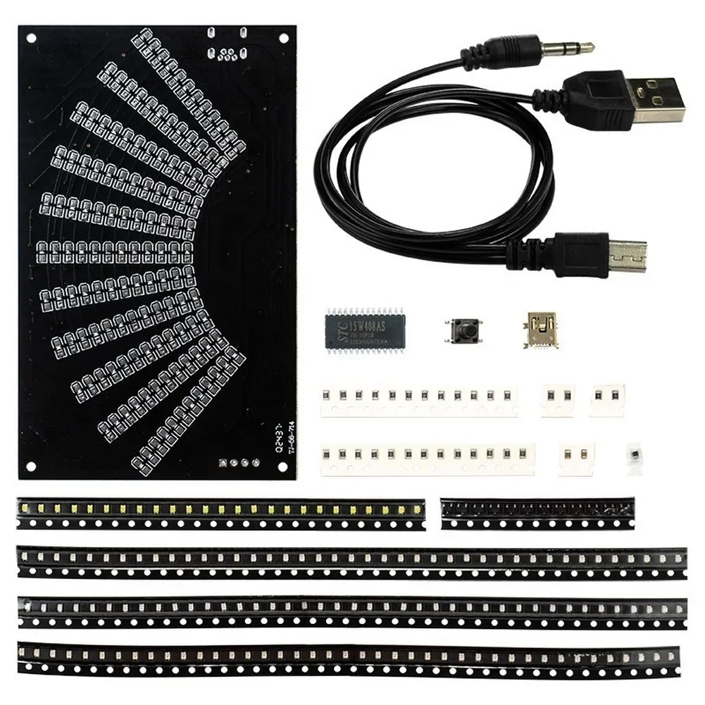 DIY LED Music Spectrum Display - Audio Music Visualizer Free review and price