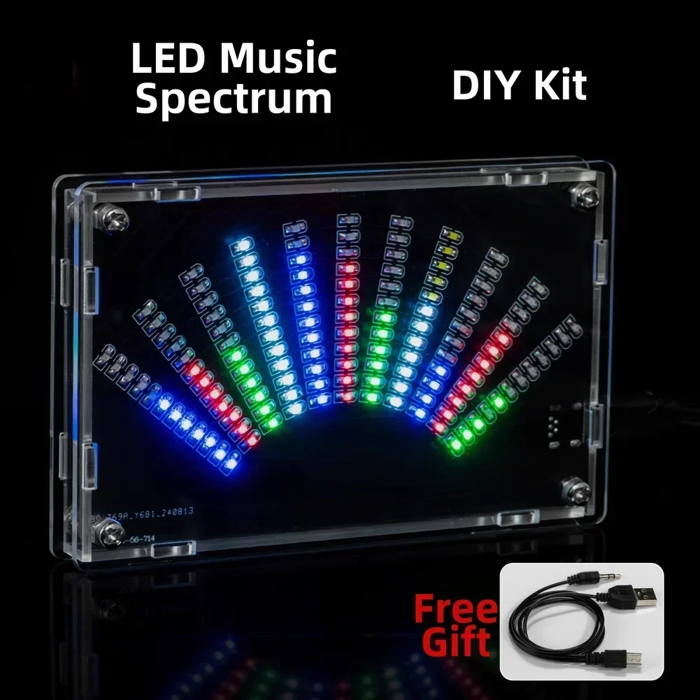 DIY LED Music Spectrum Display - Audio Music Visualizer Free review and price