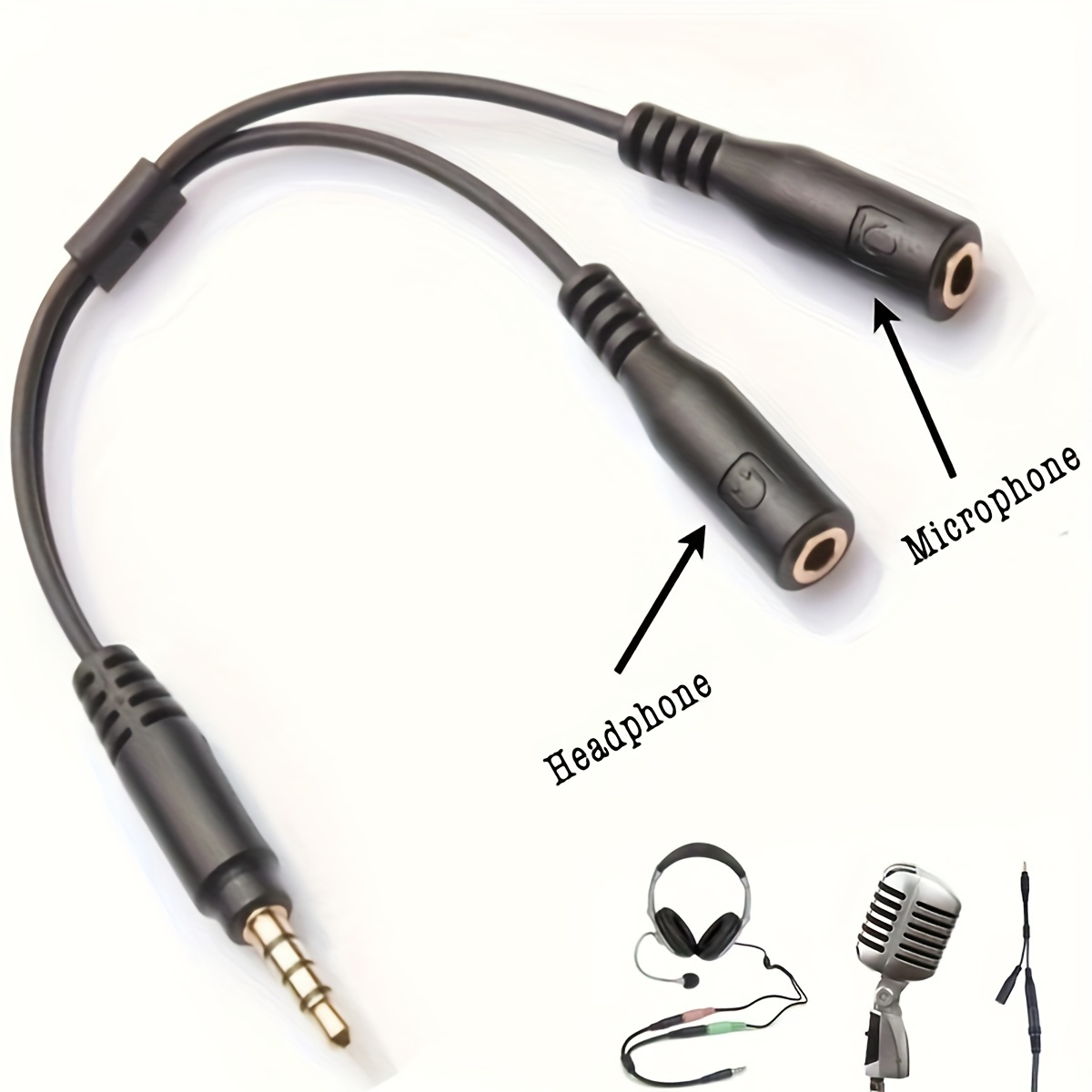 3.5mm Stereo Audio 1Male to 2  - Audio Music Splitter review and price