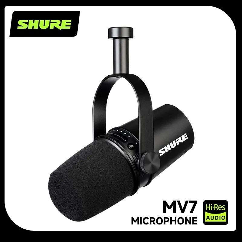 Shure MV7 Hybrid USB/XLR Dynam - Audio Music Live review and price