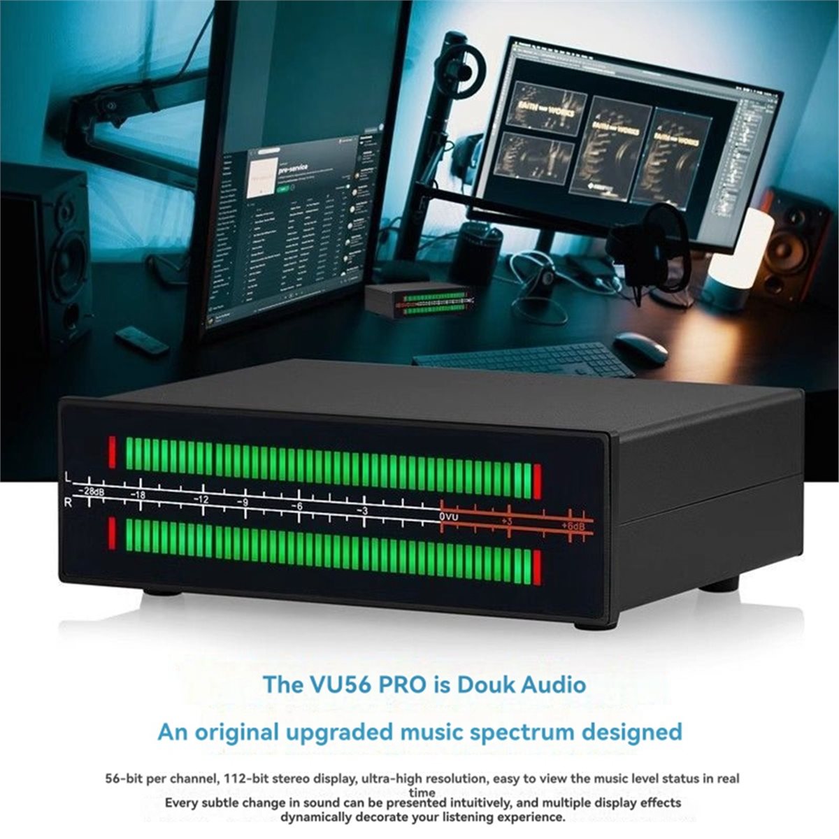A40I VU56-PRO Dual Channel Mus - Audio Music Splitter review and price