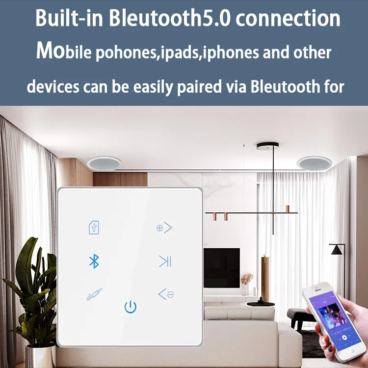 Bluetooth Wall Amplifier Home  - Audio Music For Background review and price