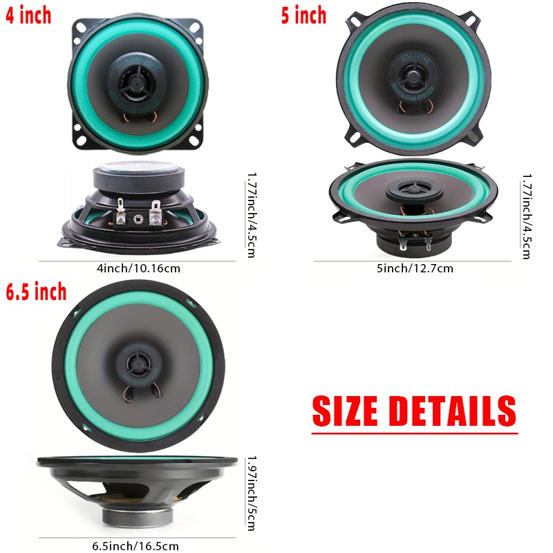 2PCS 4/5/6.5Inch Car Coaxial S - Audio Universal Music review and price