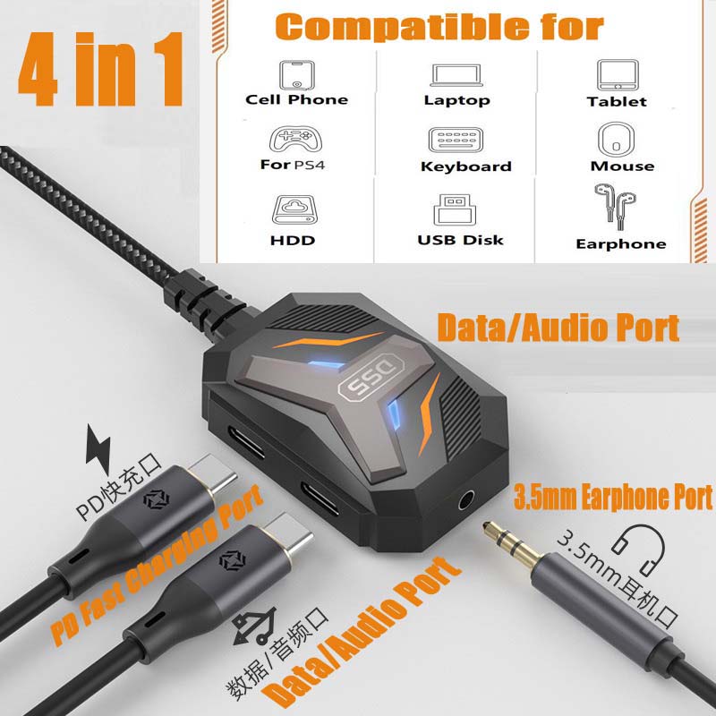 Type C Splitter USB C to 3.5mm - Audio Music Splitter review and price