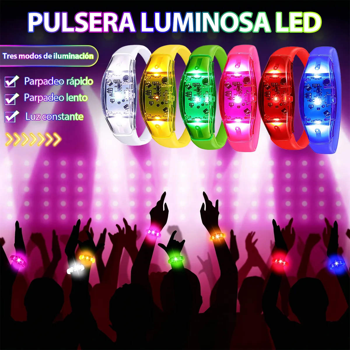 6PCS LED Bracelets Sound Activ - Audio Music Light review and price
