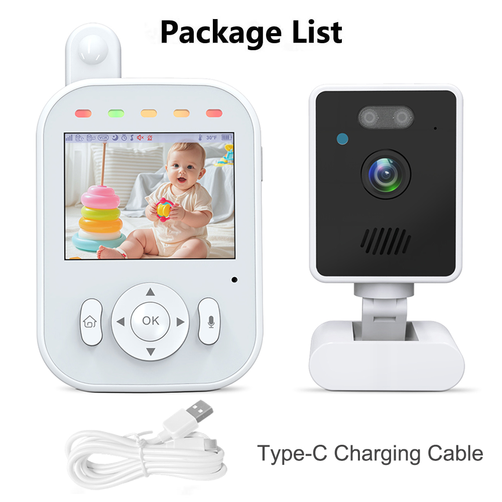 Baby Monitor Wireless Indoor 2 - Audio Detect Music review and price
