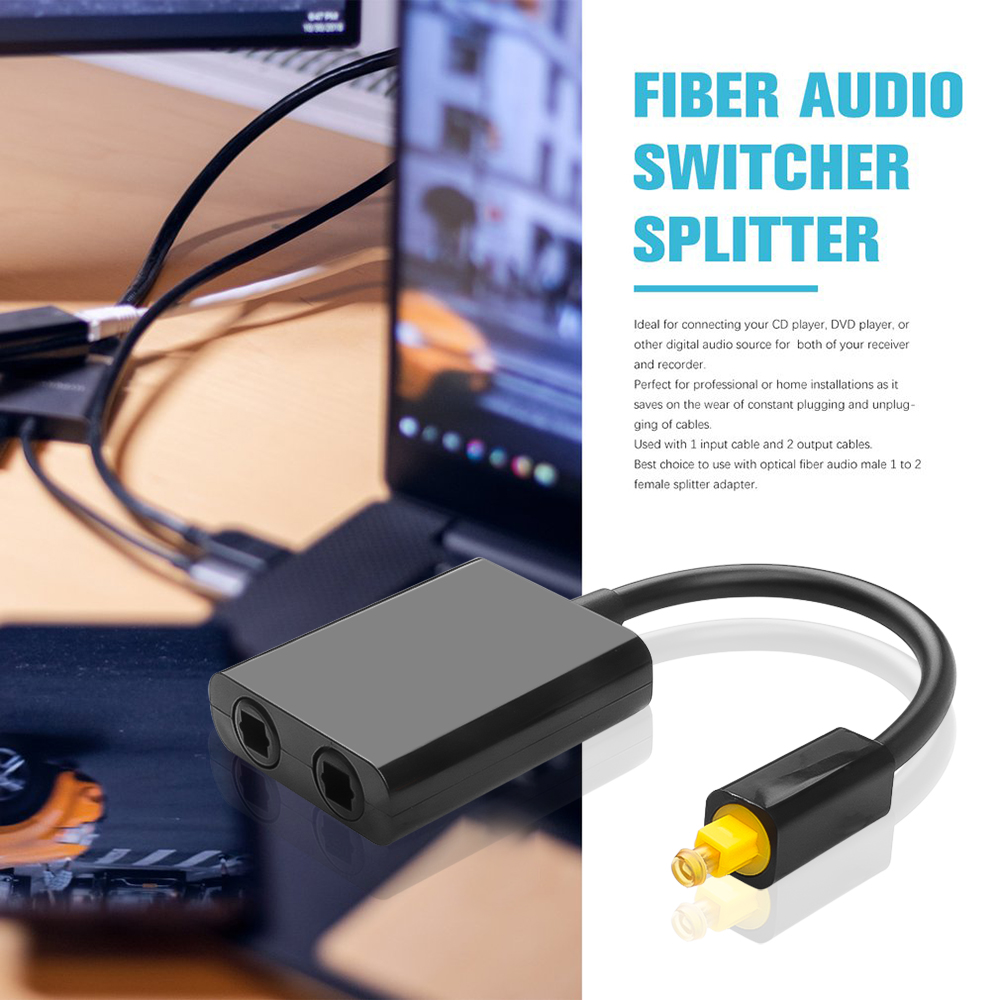 KEBIDUMEI Toslink 1 in 2 Out O - Audio Music Splitter review and price