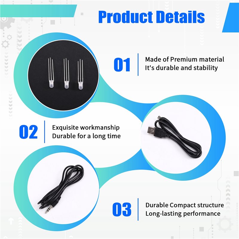 【DIGITAL GADGET】TYPE-C USB LED - Audio Music Light review and price