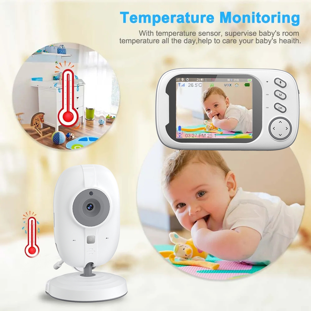 3.5 Inch Color LCD Baby Monito - Audio Detect Music review and price