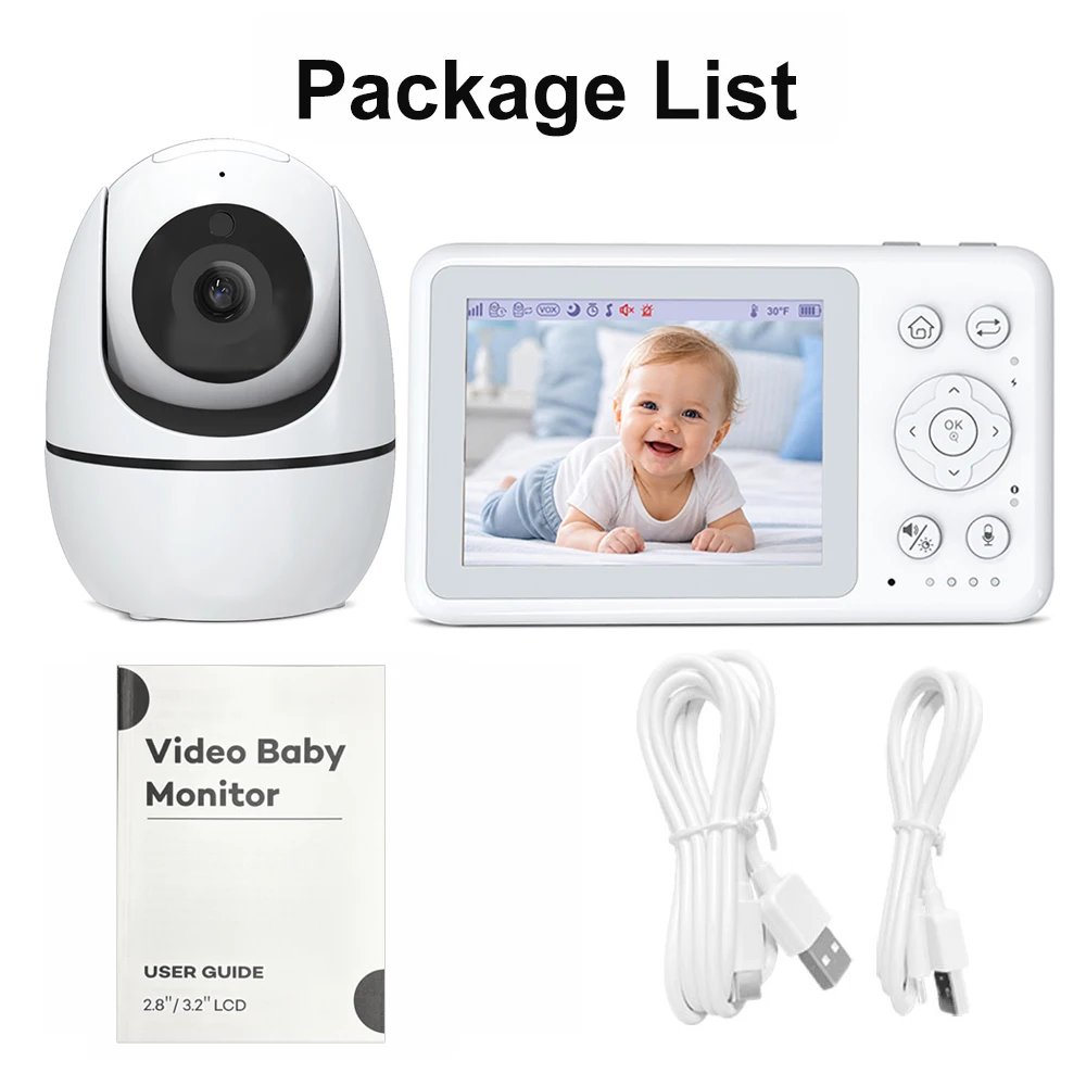 3.2Inch Video Baby Monitor LCD - Audio Detect Music review and price