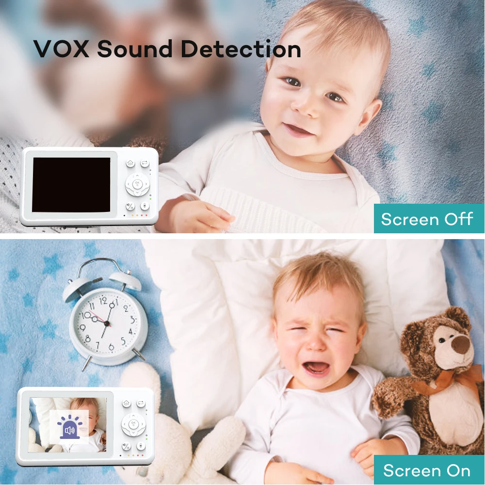 3.2Inch Video Baby Monitor LCD - Audio Detect Music review and price
