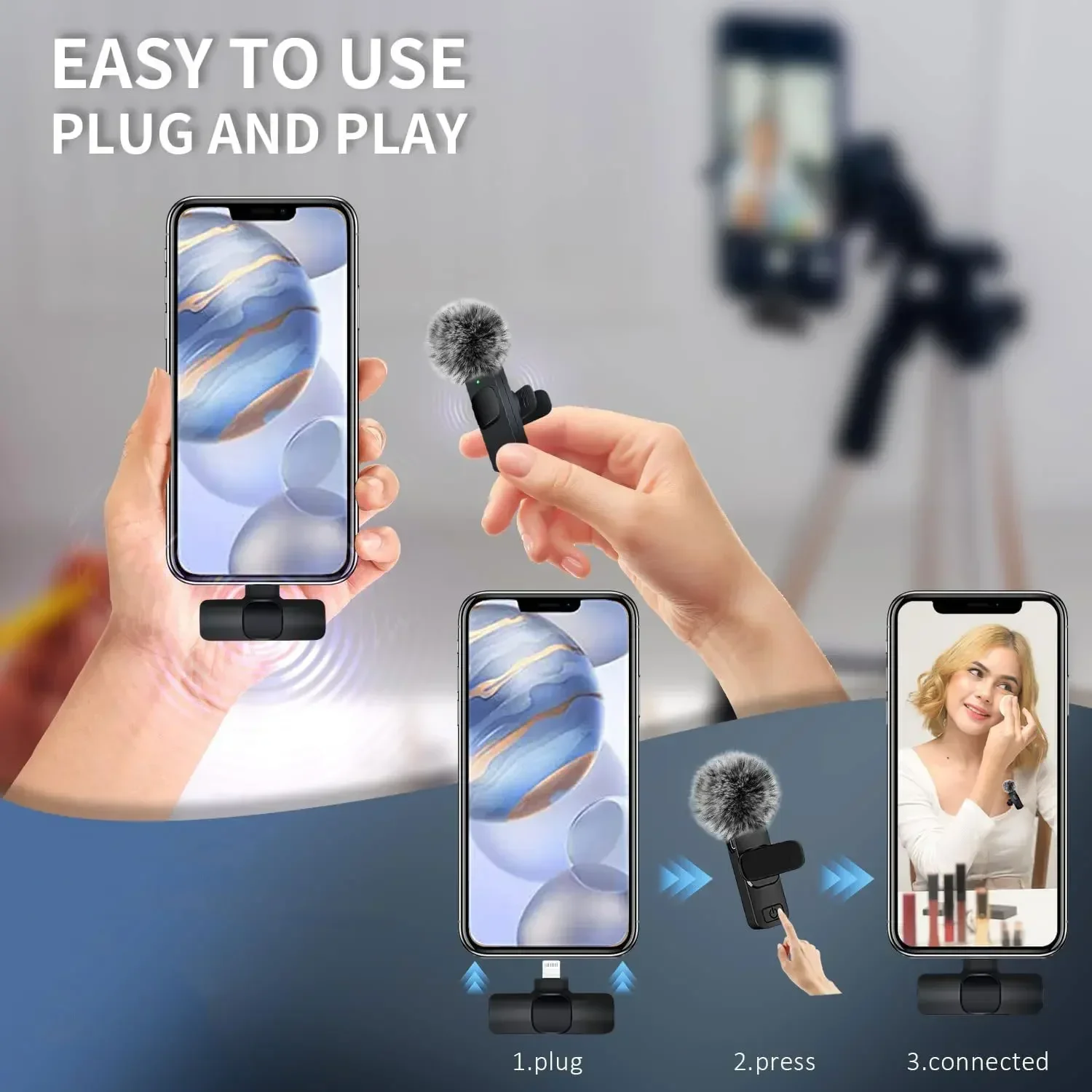 Wireless Lavalier Microphone 2 - Audio Music Live review and price