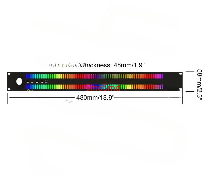128-Light LED Music Spectrum D - Audio Music Visualizer Free review and price