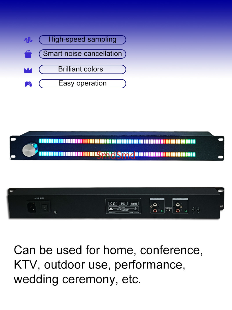 128-Light LED Music Spectrum D - Audio Music Visualizer Free review and price